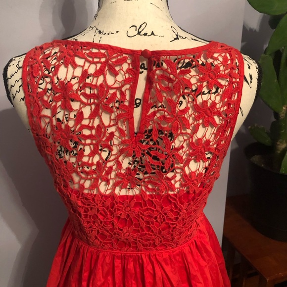 Anthropologie Melora Orange Dress - Picture 3 of 6